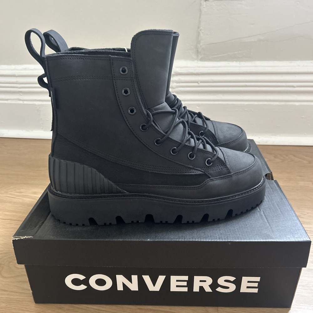 NWBConverse Chuck 70 Rugged High Triple Size 11.5 Black Waterproof Boots A14672C